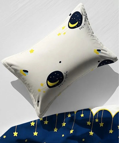 Celestial Charm Kids Flat Bedsheet With Pillow Covers