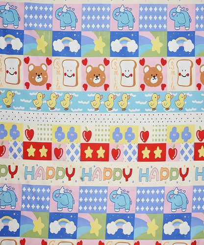 Cute Kids Flat Bedsheet With Pillow Covers