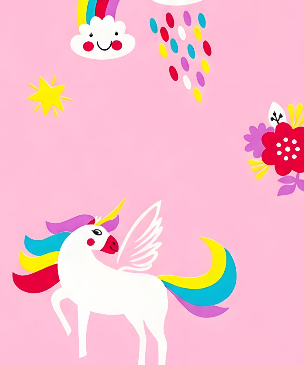 Unicorn Dreams Kids Bedsheet With Pillow Covers