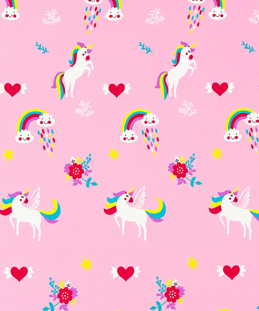 Unicorn Dreams Kids Bedsheet With Pillow Covers