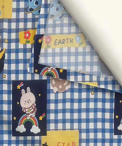 Galactic Bunny Kids Bedsheet With Pillow Covers