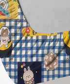 Galactic Bunny Kids Bedsheet With Pillow Covers