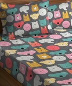 Jungle Book Kids Flat Bedsheet With Pillow Covers