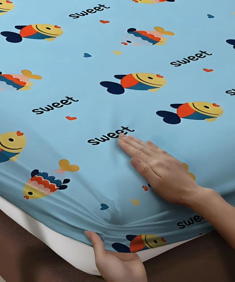 Finding Nimo Kids Flat Bedsheet With Pillow Covers