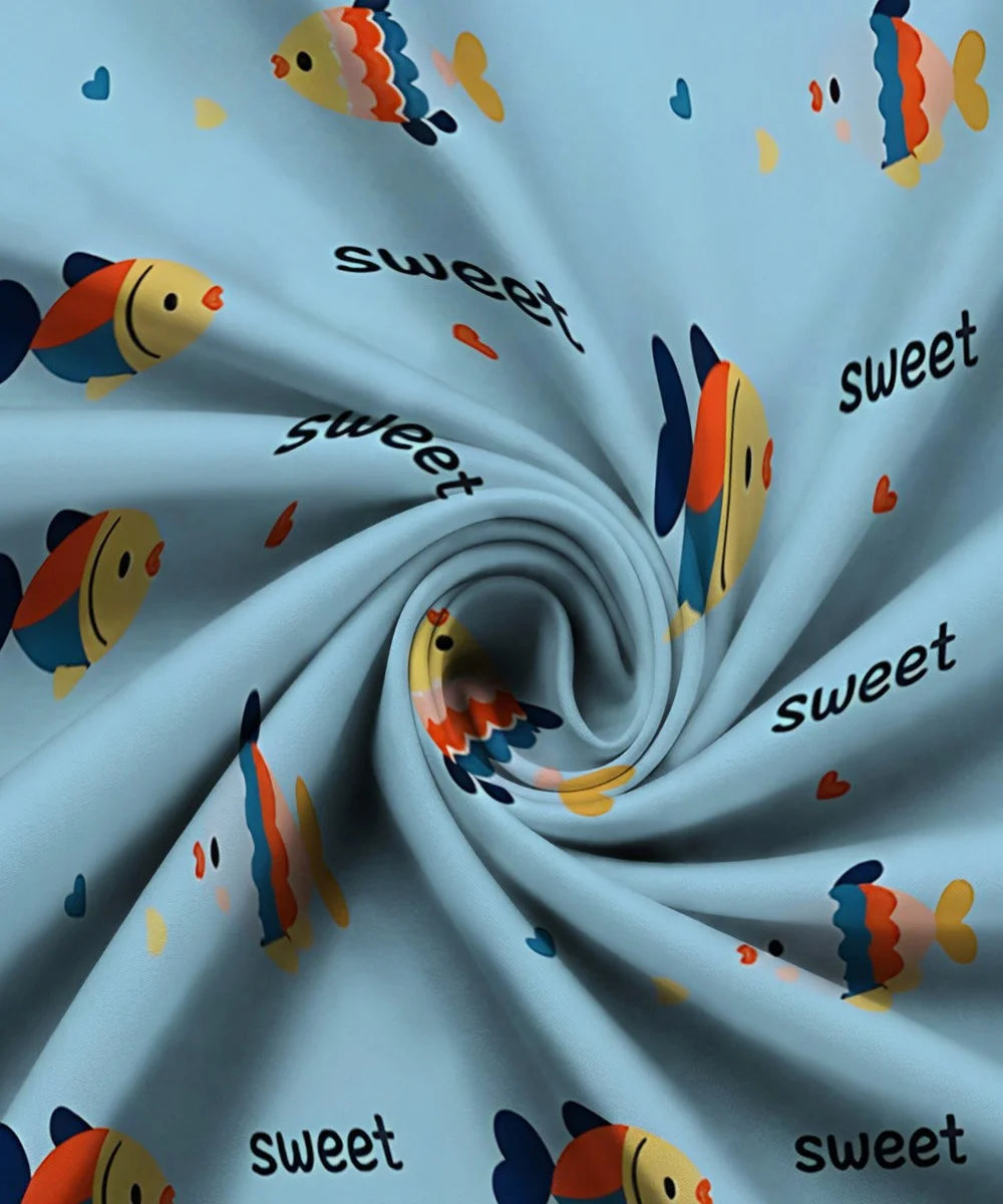 Finding Nimo Kids Flat Bedsheet With Pillow Covers