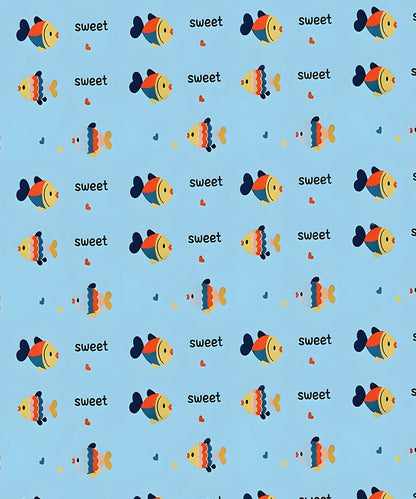 Finding Nimo Kids Flat Bedsheet With Pillow Covers