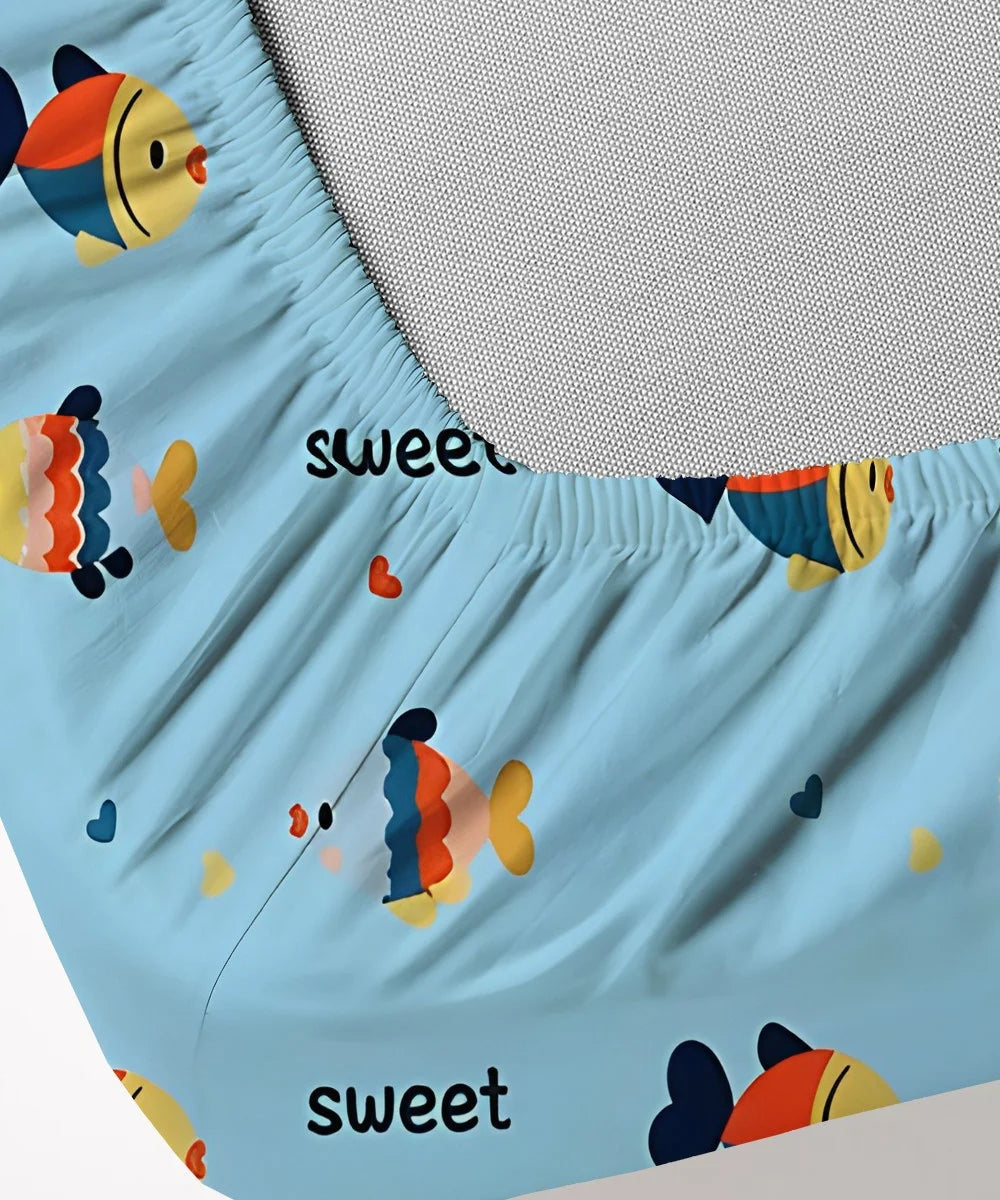 Finding Nimo Kids Flat Bedsheet With Pillow Covers