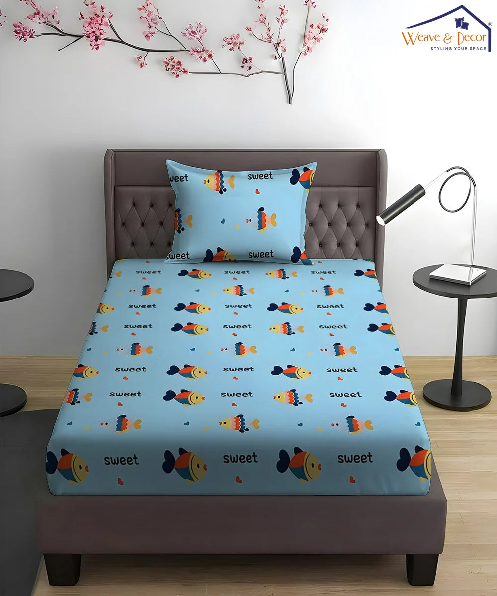 Finding Nimo Single Bedsheet With 1 Pillow Cover