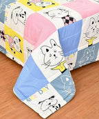 Furry Playmates  Comforter Set With Bedsheet & Pillow Covers