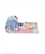 Furry Playmates  Comforter Set With Bedsheet & Pillow Covers