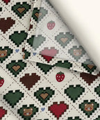 Retro Heartland Kids Flat Bedsheet With Pillow Covers