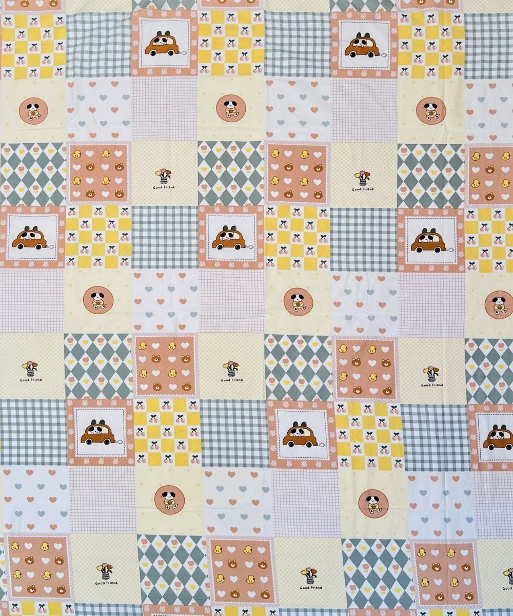 Sweet Bear Dreams Kids Bedsheet With Pillow Covers