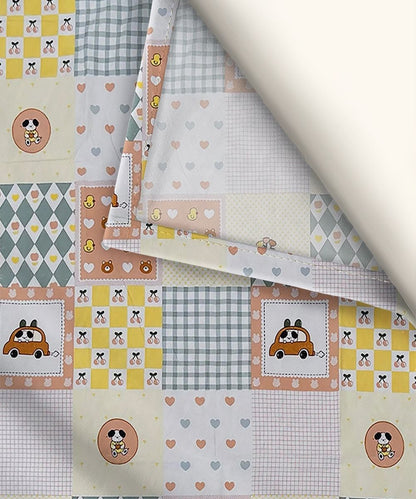Sweet Bear Dreams Kids Bedsheet With Pillow Covers