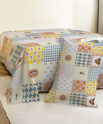 Sweet Bear Dreams Kids Bedsheet With Pillow Covers