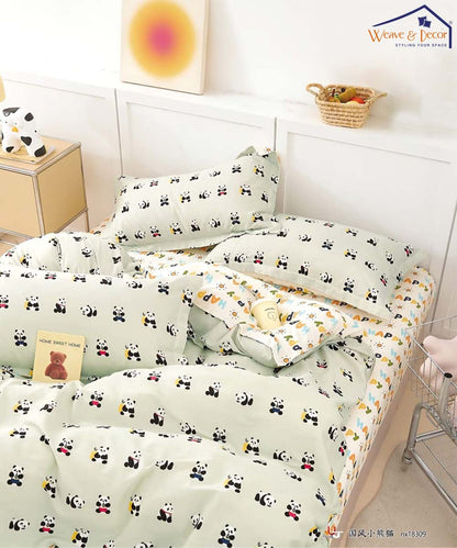 Sweet Bear Dreams Kids Bedsheet With Pillow Covers