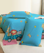 Safari Adventure Kids Kids Bedsheet With Pillow Covers