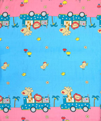 Safari Adventure Kids Kids Bedsheet With Pillow Covers