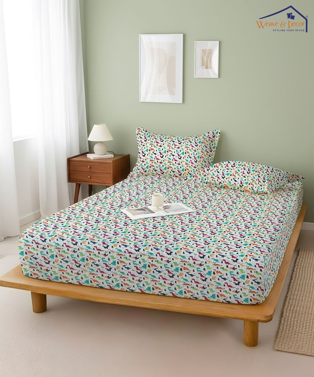 The Good Dinosaur Kids Bedsheet With Pillow Covers