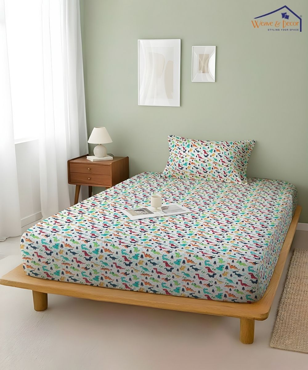 The Good Dinosaur Kids Bedsheet With Pillow Covers