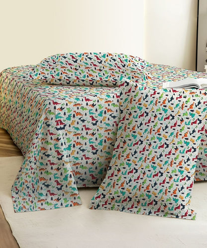 The Good Dinosaur Kids Bedsheet With Pillow Covers
