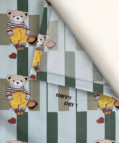 Bouncy Bear Kids Bedsheet With Pillow Covers
