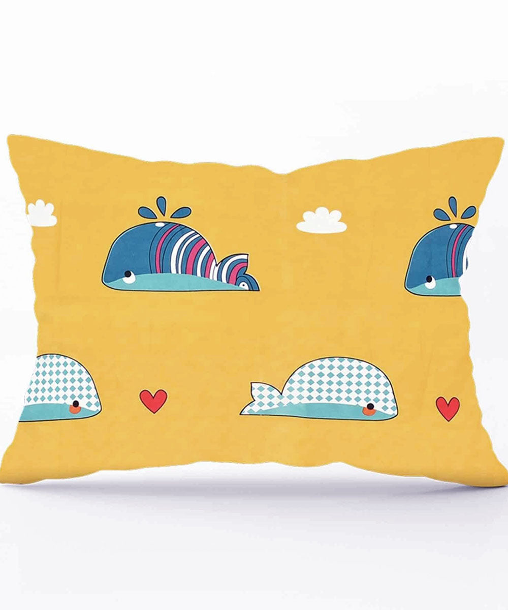Little Ocean Buddies Kids Flat Bedsheet With Pillow Covers