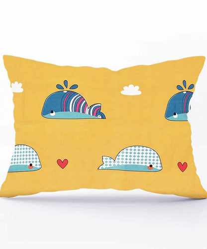 Little Ocean Buddies Kids Flat Bedsheet With Pillow Covers