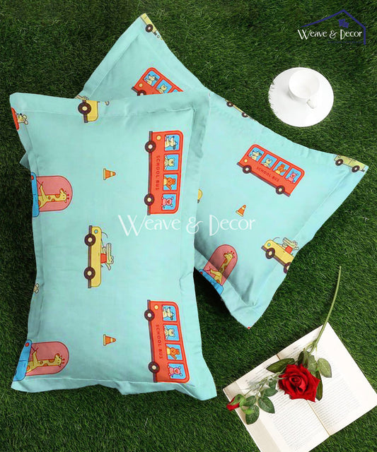 Happy Wheels Kids Pillow Cover Set of 2