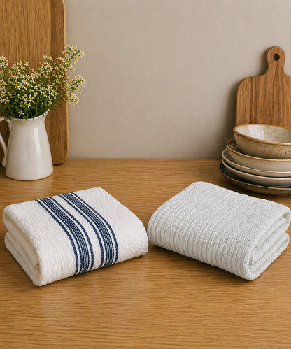 Weave & Decor Cotton Kitchen Towels Set of 2