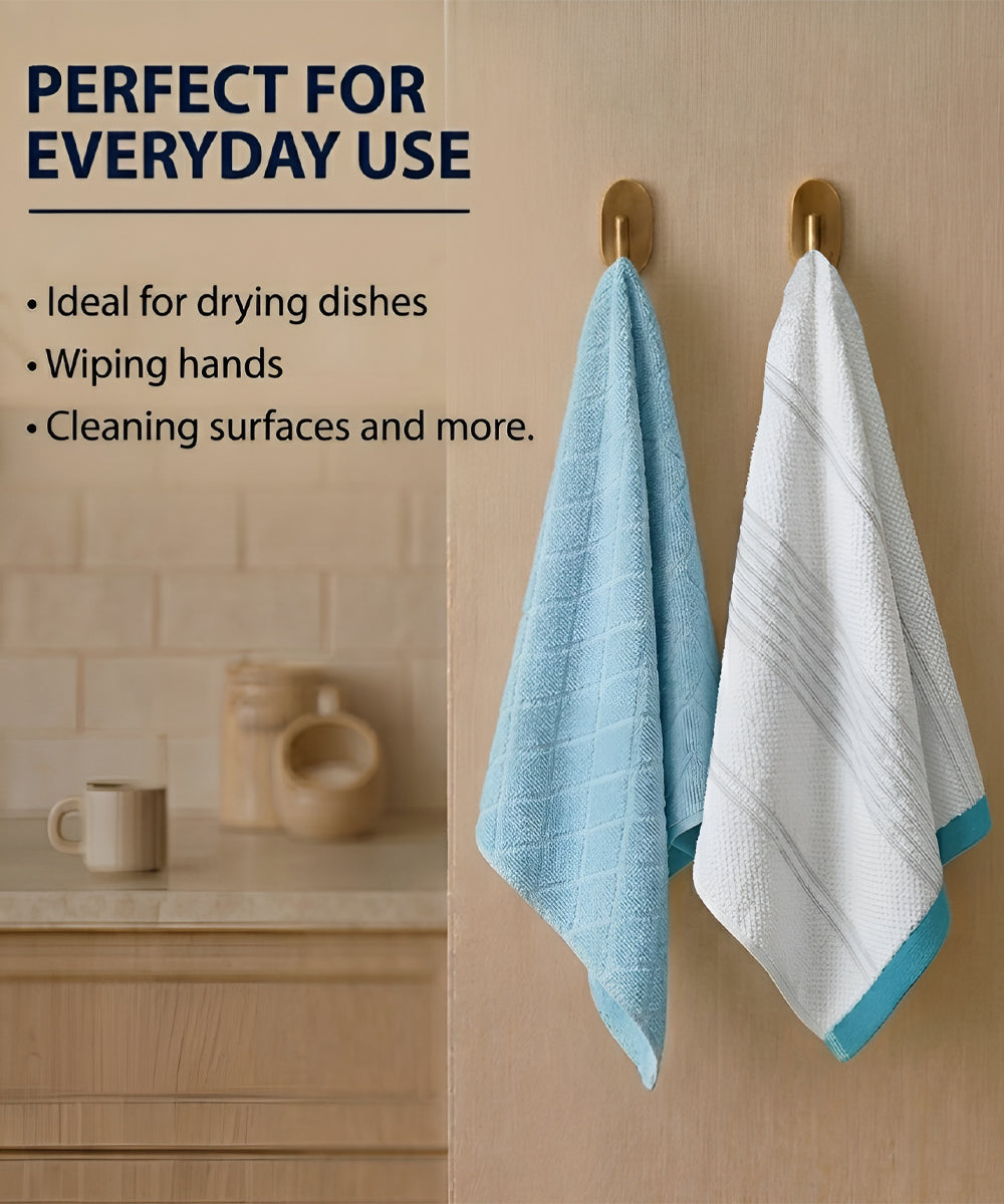 Weave & Decor Cotton Kitchen Towels Set of 2