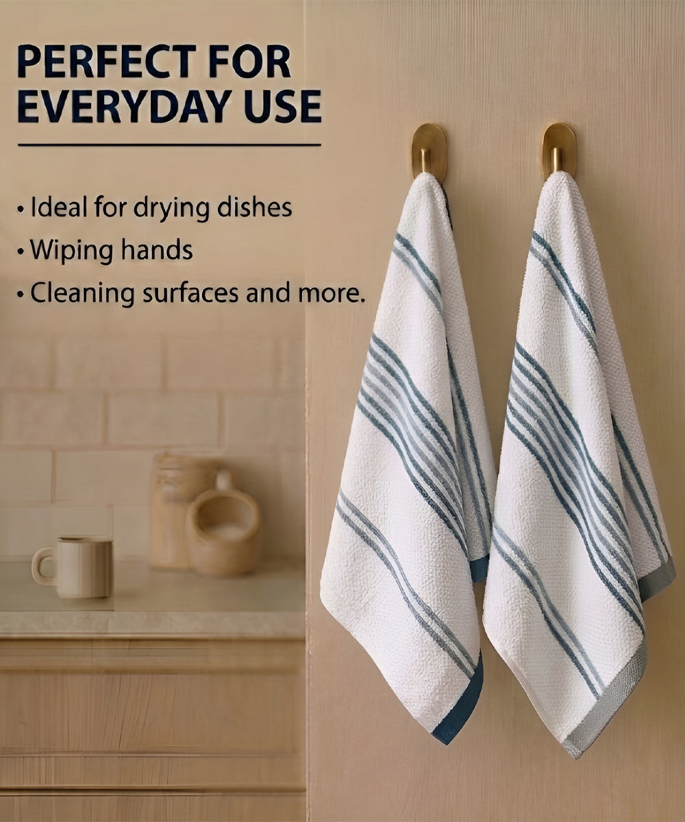 Weave & Decor Cotton Kitchen Towels Set of 2