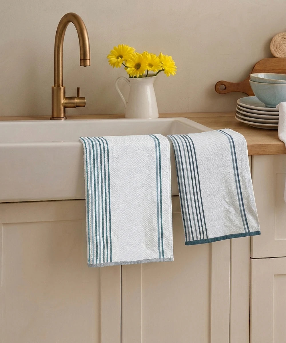 Weave & Decor Cotton Kitchen Towels Set of 2
