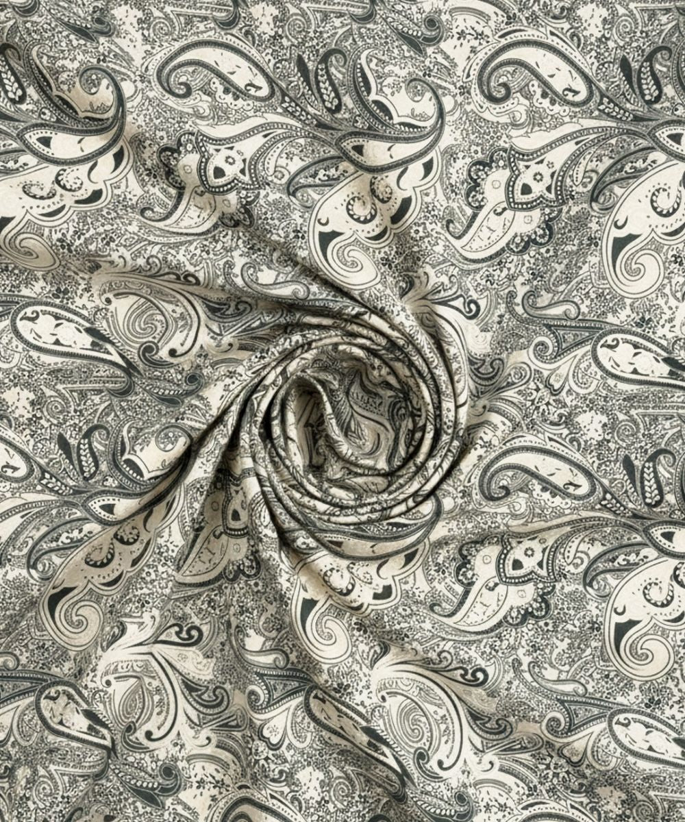 Sage Paisley Charm Cotton Single Bedsheet with 1 Pillow Cover