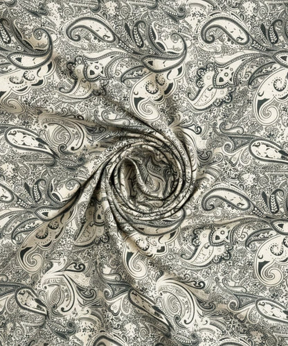 Sage Paisley Charm Cotton Single Bedsheet with 1 Pillow Cover