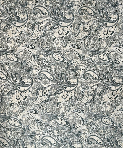 Sage Paisley Charm – 130 GSM Cotton Fitted Bedsheet With Pillow Cover