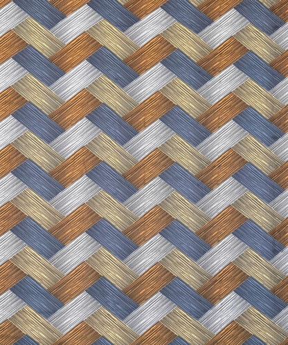 Rust Striped  – 130 GSM Cotton Fitted Bedsheet With Pillow Cover