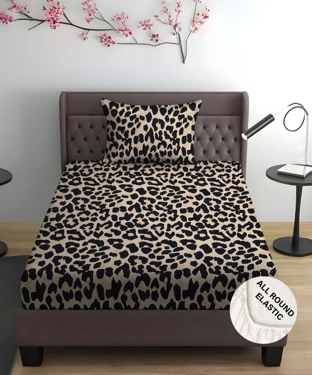 animal print single  bedsheet 