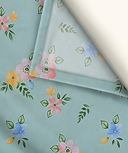 Pastel Bloom King Size Bedsheet With 2 Pillow Cover