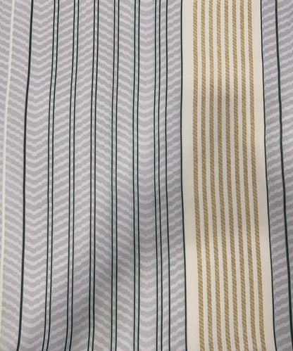 Urban Stripe Elegance Fitted Bedsheet With Pillow Cover