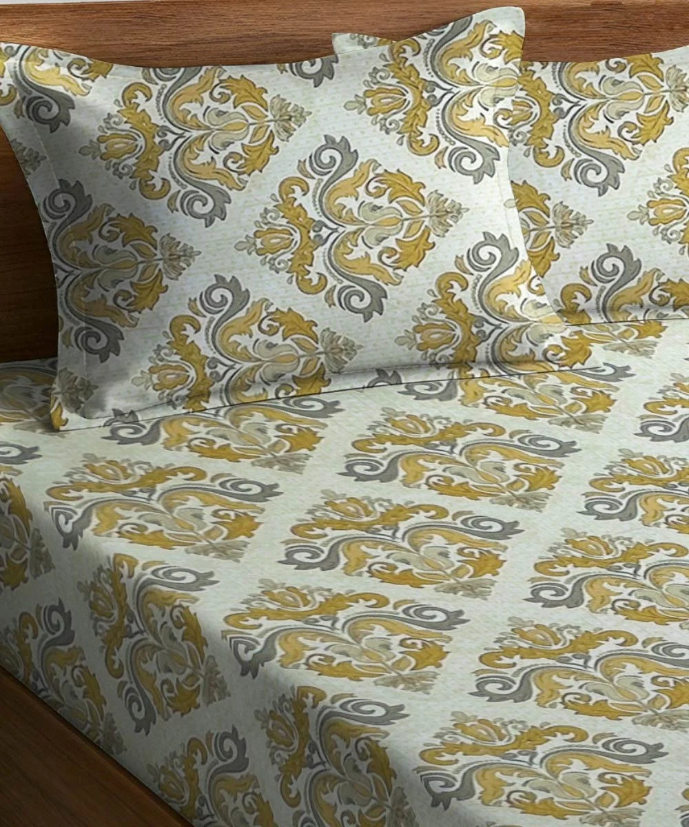 Regal Charm King Size Bedsheet With 2 Pillow Cover