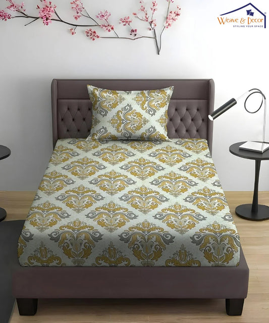 Regal Charm King Size Bedsheet With 2 Pillow Cover