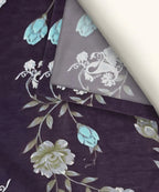 Noir EleganceKing Size Bedsheet With 2 Pillow Cover