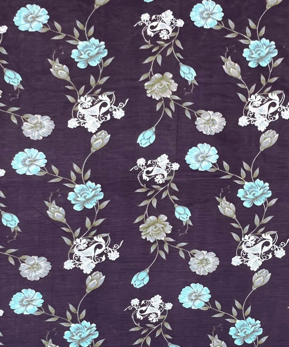 Noir EleganceKing Size Bedsheet With 2 Pillow Cover