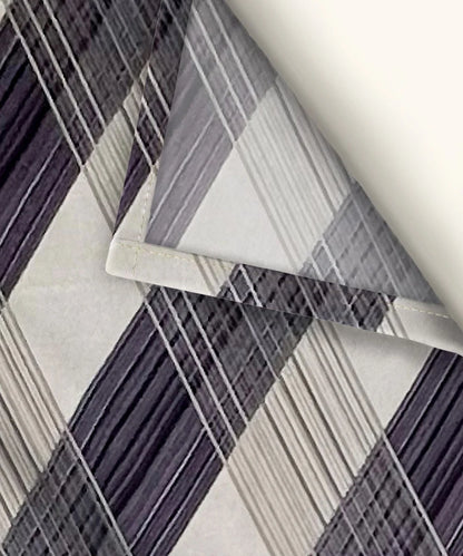 Classic Checkered Flat Bedsheet With Pillow Covers