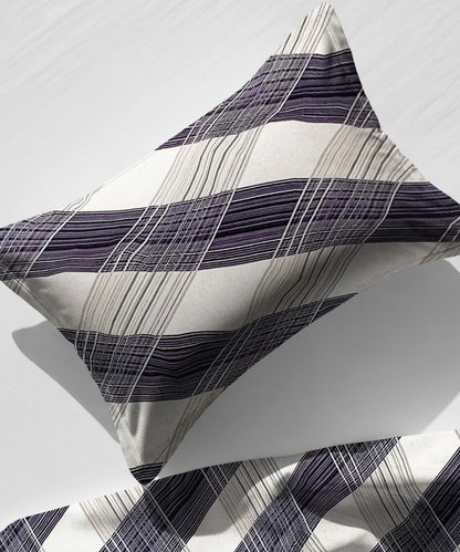 Classic Checkered Flat Bedsheet With Pillow Covers