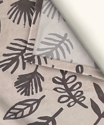 Earthy LeafKing Size Bedsheet With 2 Pillow Cover