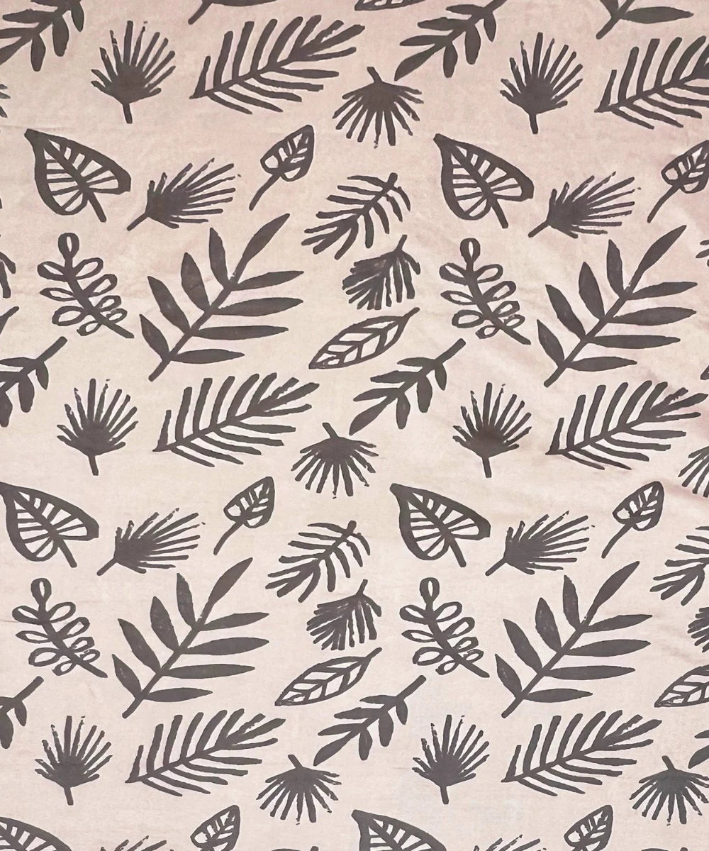 Earthy LeafKing Size Bedsheet With 2 Pillow Cover