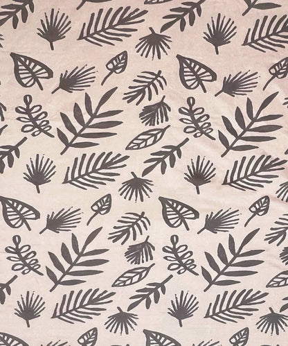 Earthy LeafKing Size Bedsheet With 2 Pillow Cover
