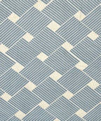 Azure Stripes  Flat Bedsheet With Pillow Covers
