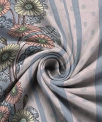 Blossom Stripe Bedsheet With Pillow Covers